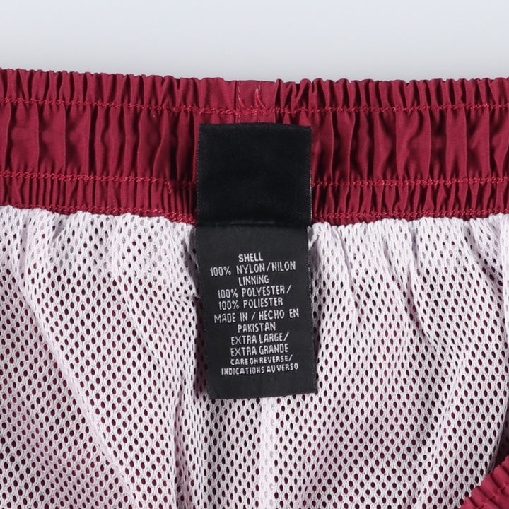 Starter Nylon Pants, Windbreaker Pants, Men's XL Equivalent, Vintage Nylon Red type red-purple Vintage Second Hand