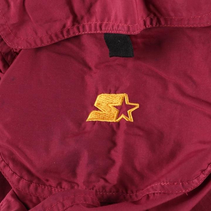 Starter Nylon Pants, Windbreaker Pants, Men's XL Equivalent, Vintage Nylon Red type red-purple Vintage Second Hand