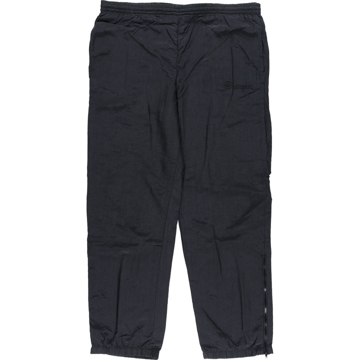 90'S Champion Authentic Athletic Apparel Nylon Pants, Vintage, Men's Size S (approx.) Nylon black type Vintage Second Hand