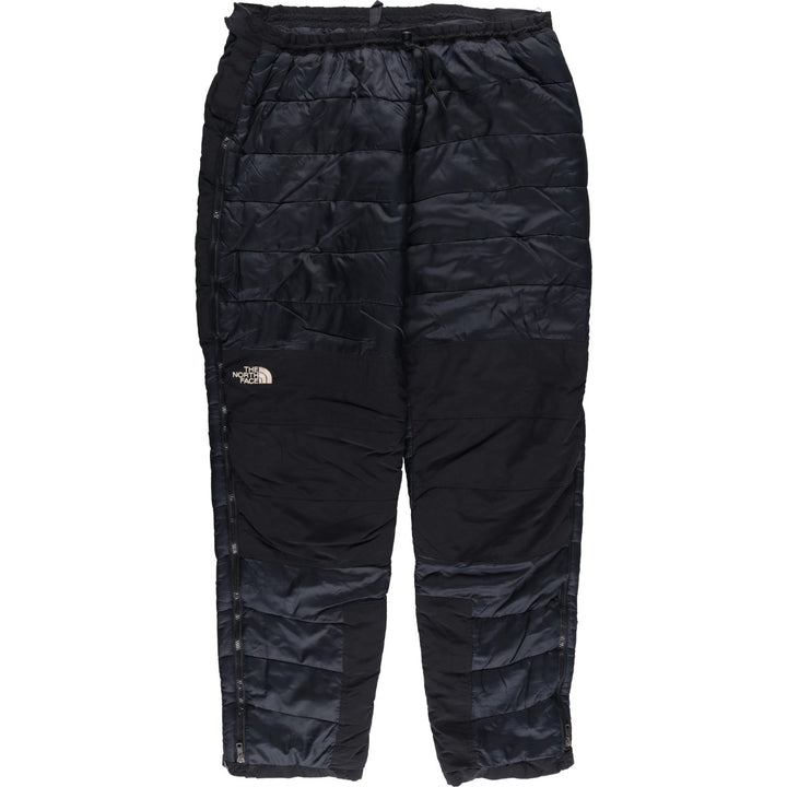90'S The North Face Nylon Pants, Windbreaker Style, Padded, Men's XL (approx.), Vintage Nylon black type Vintage Second Hand