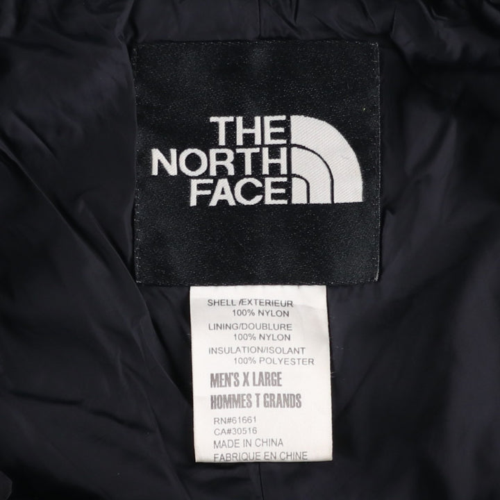 90'S The North Face Nylon Pants, Windbreaker Style, Padded, Men's XL (approx.), Vintage Nylon black type Vintage Second Hand