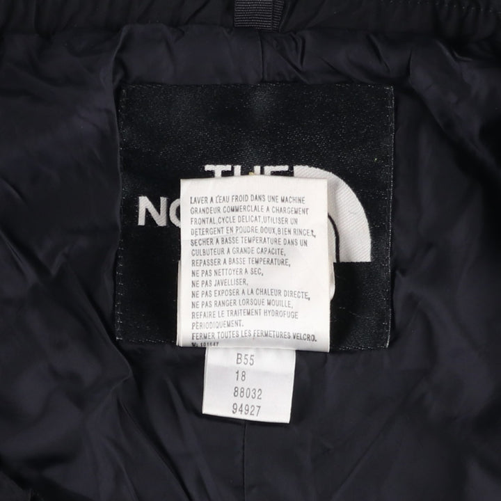 90'S The North Face Nylon Pants, Windbreaker Style, Padded, Men's XL (approx.), Vintage Nylon black type Vintage Second Hand