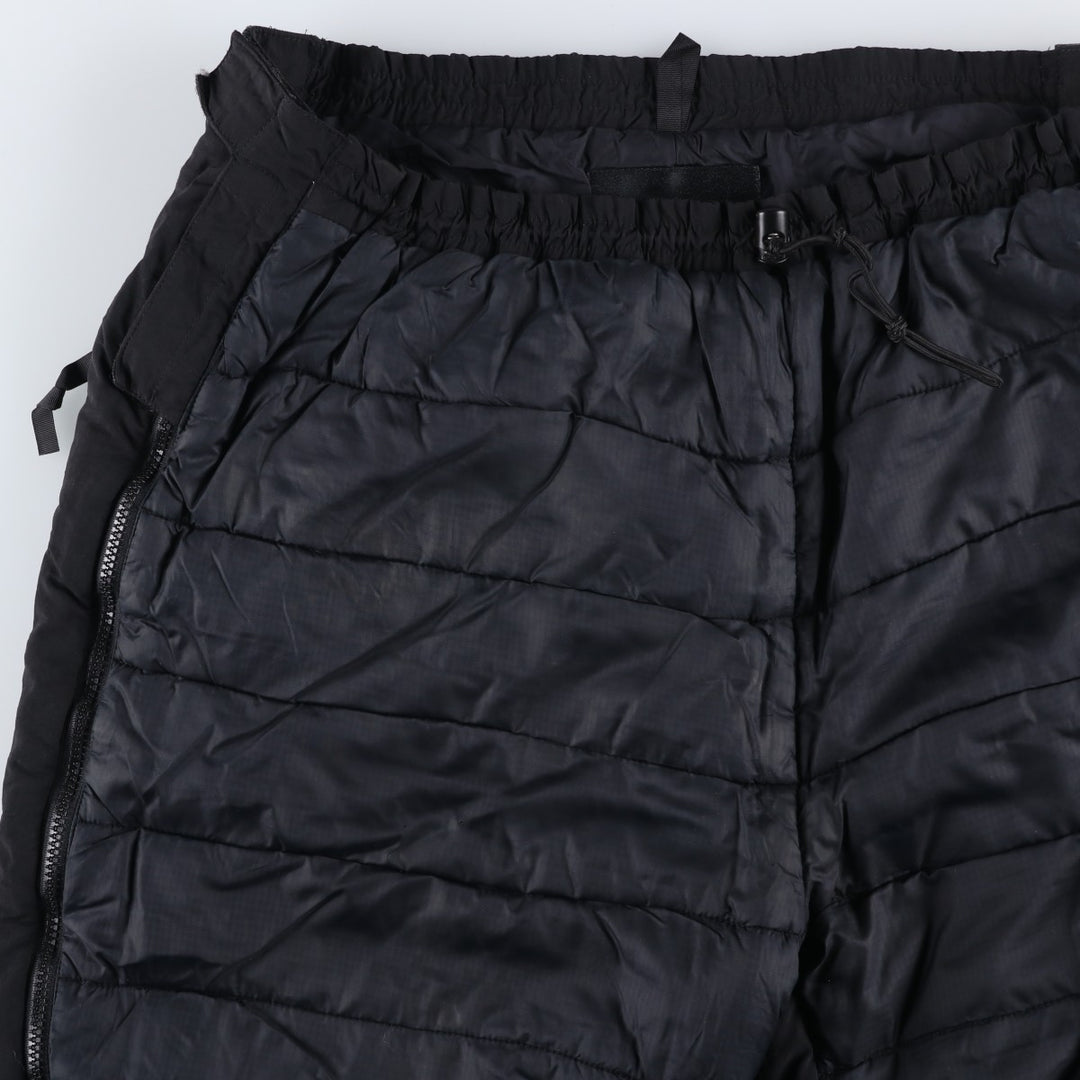 90'S The North Face Nylon Pants, Windbreaker Style, Padded, Men's XL (approx.), Vintage Nylon black type Vintage Second Hand