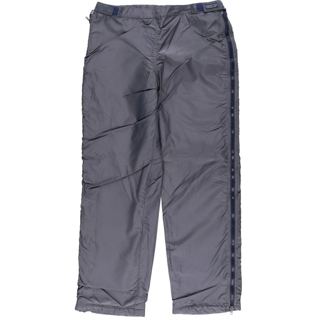 80s-90'S Patagonia ST 42191 Nylon Pants (Crinkle Pants) Made in USA, Men's Size L (approx.) Nylon gray type Vintage Second Hand