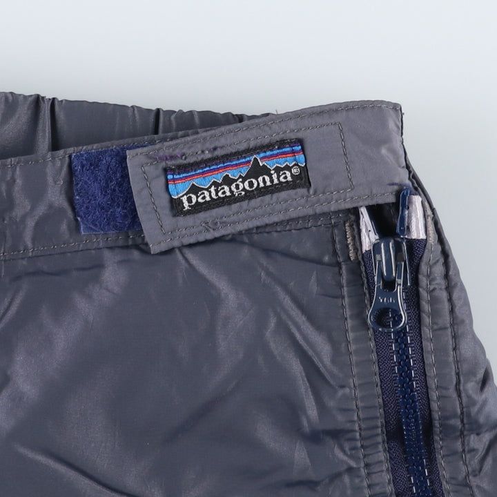 80s-90'S Patagonia ST 42191 Nylon Pants (Crinkle Pants) Made in USA, Men's Size L (approx.) Nylon gray type Vintage Second Hand