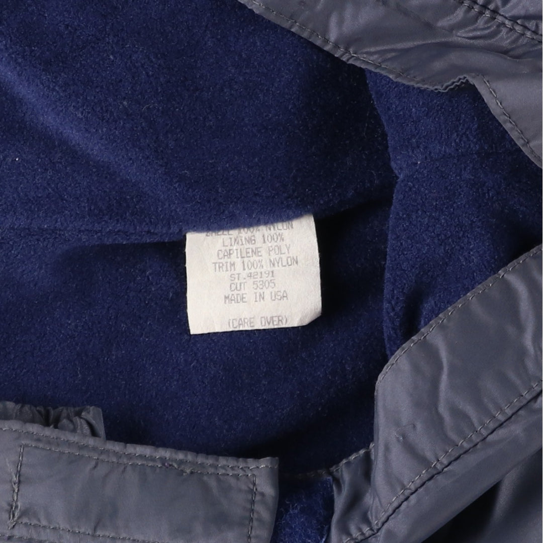 80s-90'S Patagonia ST 42191 Nylon Pants (Crinkle Pants) Made in USA, Men's Size L (approx.) Nylon gray type Vintage Second Hand