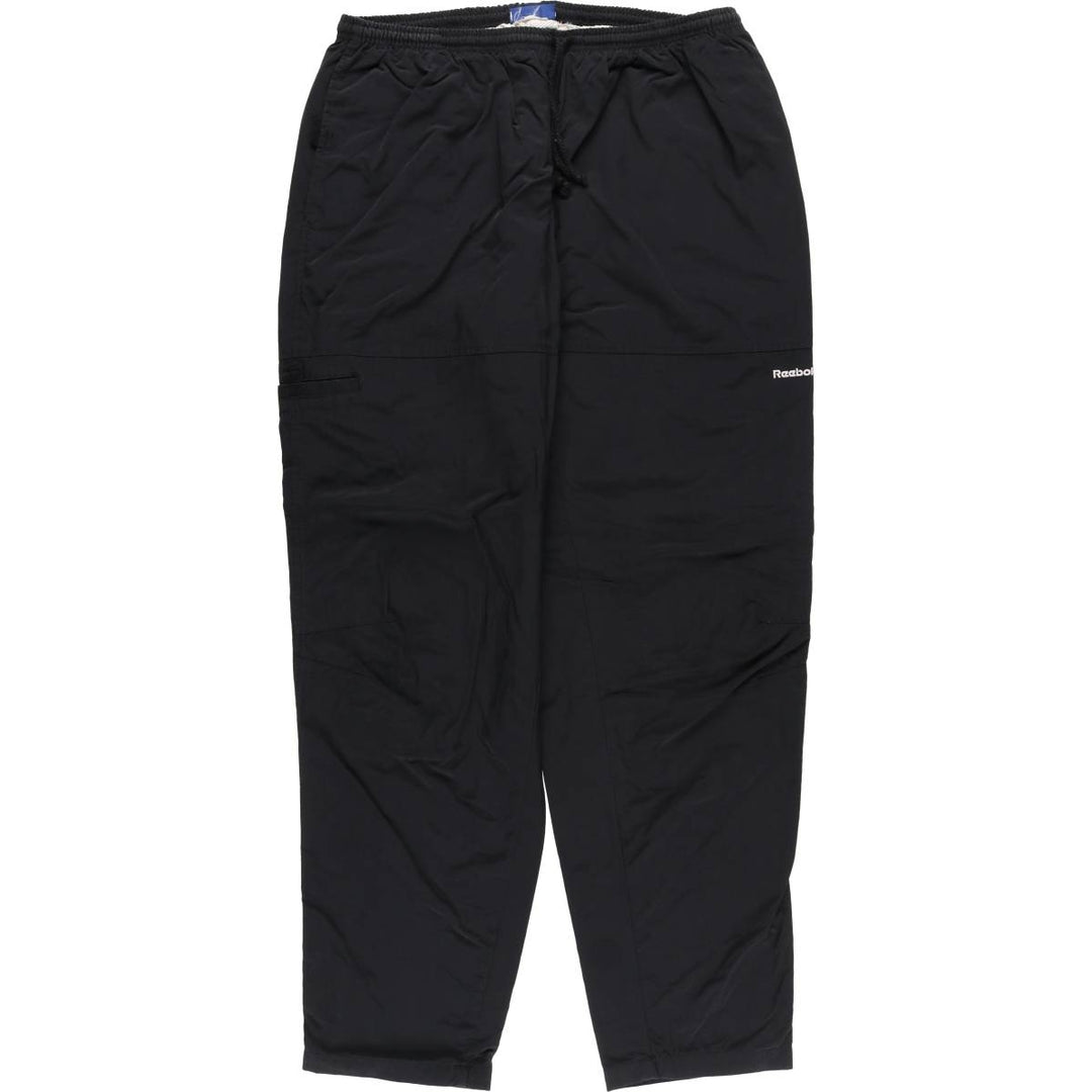 Reebok Ripstop Nylon Pants (Men's XL equivalent) unclear black type Vintage Second Hand