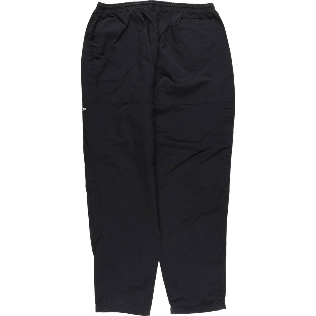 Reebok Ripstop Nylon Pants (Men's XL equivalent) unclear black type Vintage Second Hand