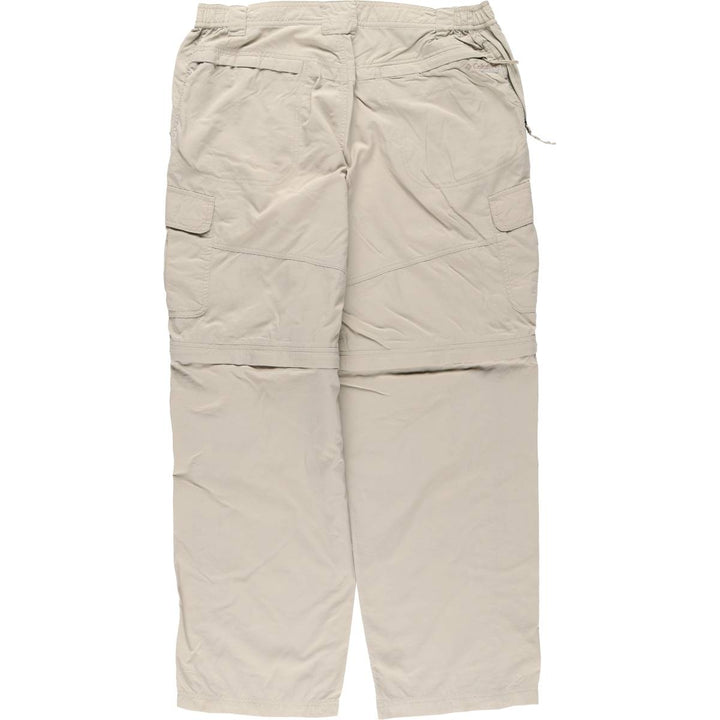 Columbia TITANIUM 2WAY Ripstop Climbing Pants, Men's Size L (approx.) Nylon gray type Vintage Second Hand