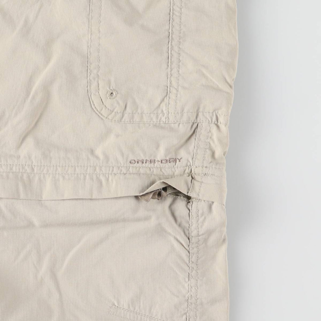 Columbia TITANIUM 2WAY Ripstop Climbing Pants, Men's Size L (approx.) Nylon gray type Vintage Second Hand