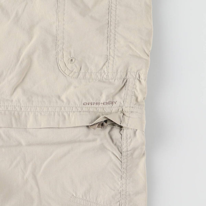Columbia TITANIUM 2WAY Ripstop Climbing Pants, Men's Size L (approx.) Nylon gray type Vintage Second Hand