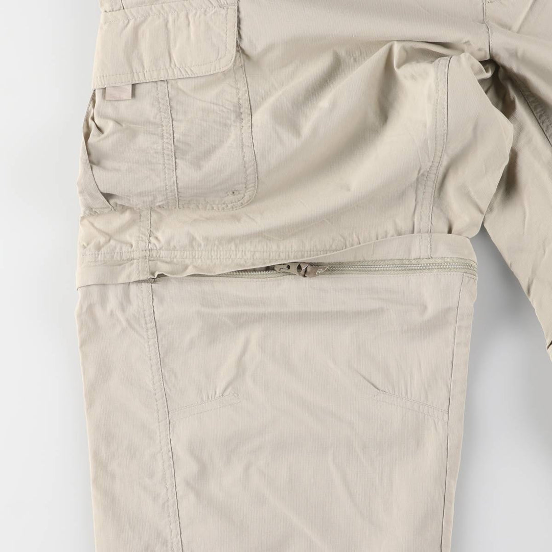 Columbia TITANIUM 2WAY Ripstop Climbing Pants, Men's Size L (approx.) Nylon gray type Vintage Second Hand