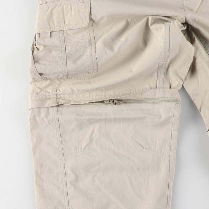 Columbia TITANIUM 2WAY Ripstop Climbing Pants, Men's Size L (approx.) Nylon gray type Vintage Second Hand