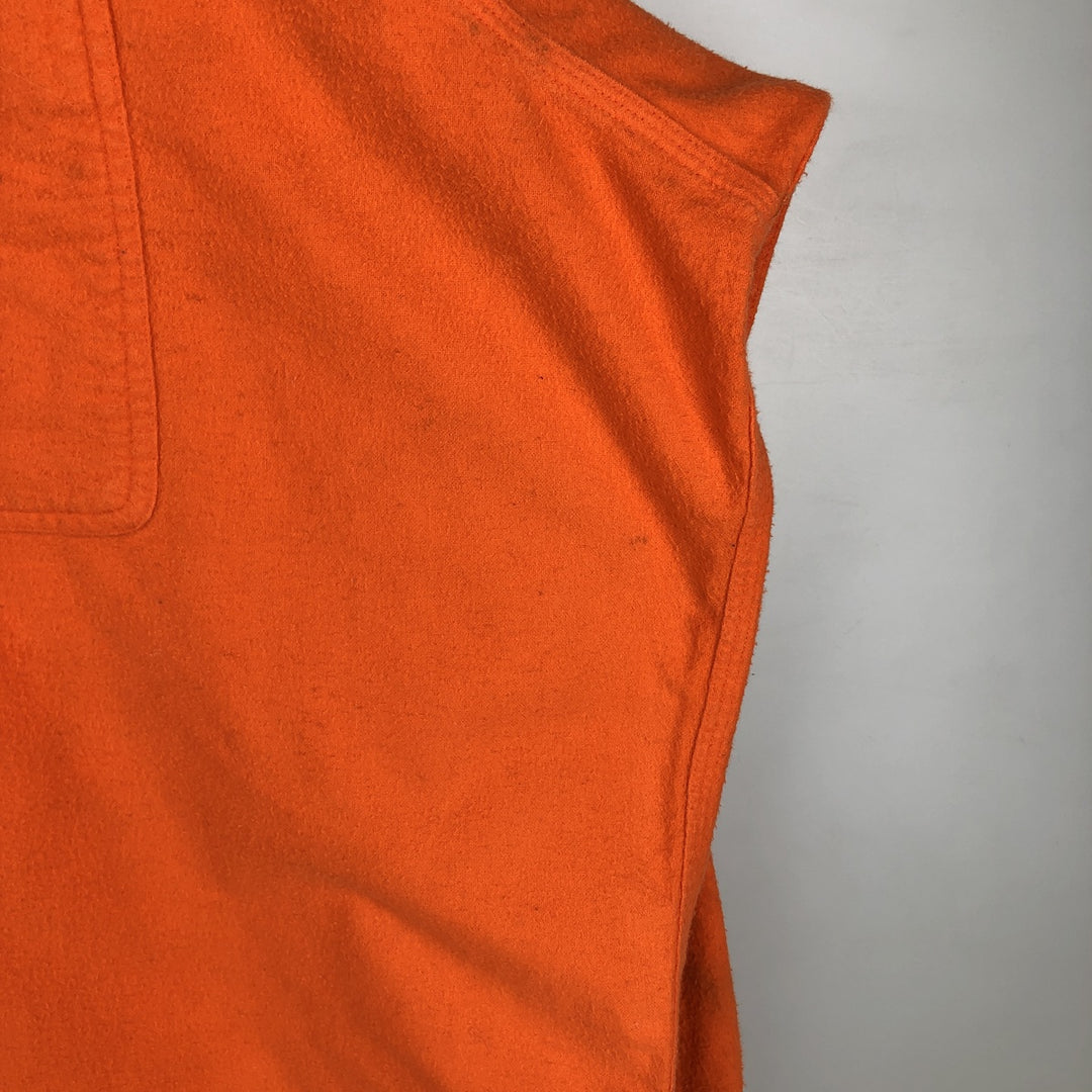 Ralph Lauren POLO by Ralph Lauren Long-Sleeve Heavy Flannel Shirt, Men's Size XXL (approx.) cotton orange type Vintage Second Hand
