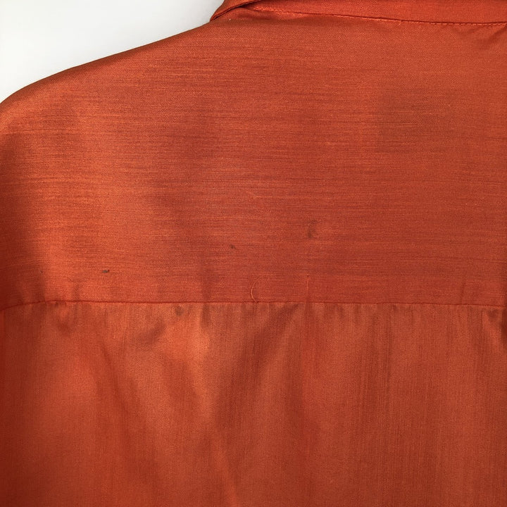 Brookdale Short-Sleeve Shirt, Men's Size S (Equivalent), Boxy Shirt unclear orange type Vintage Second Hand