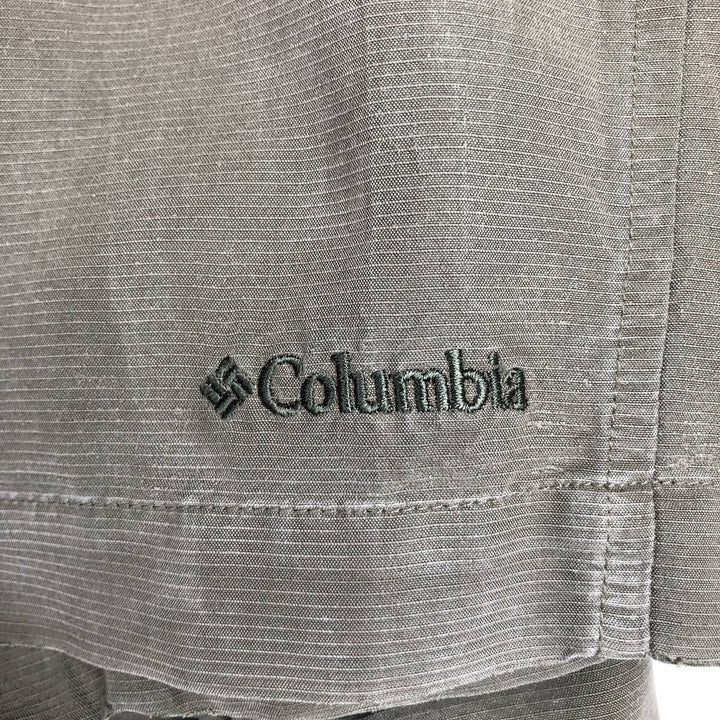 2000'S Columbia Short-Sleeve Box Shirt, Men's Size XL Modal Khaki type Vintage Second Hand