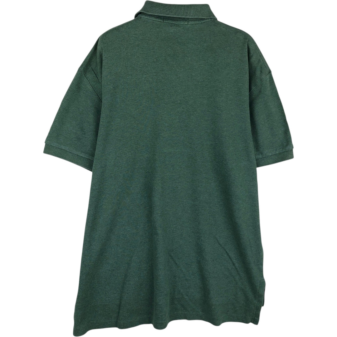 Ralph Lauren POLO by Ralph Lauren short sleeve polo shirt, men's size M cotton Green type dark green Vintage Second Hand