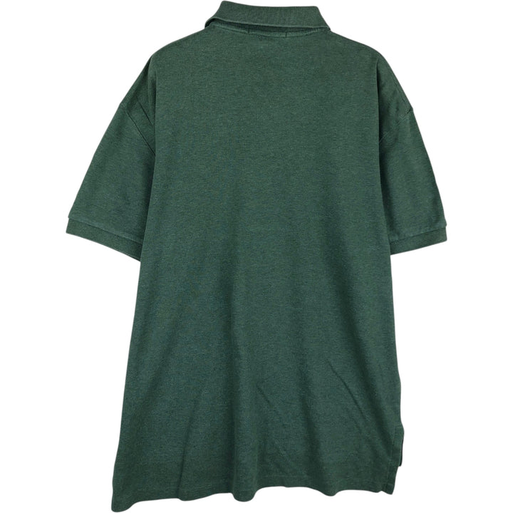 Ralph Lauren POLO by Ralph Lauren short sleeve polo shirt, men's size M cotton Green type dark green Vintage Second Hand