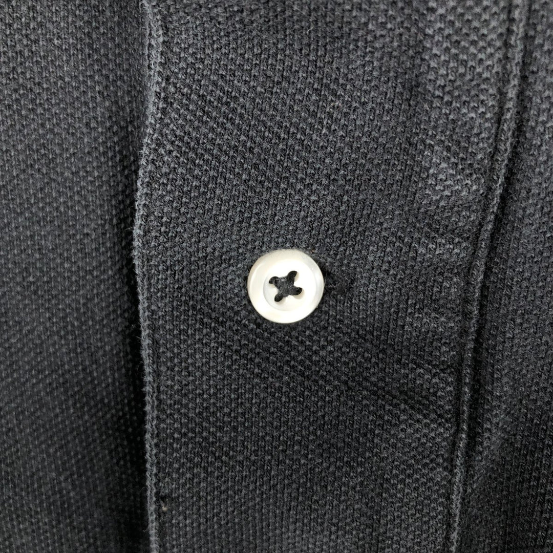 Ralph Lauren POLO by Ralph Lauren short sleeve polo shirt, men's size L cotton black type Vintage Second Hand