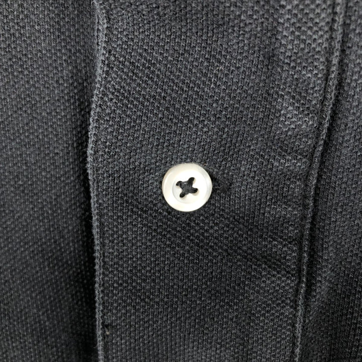 Ralph Lauren POLO by Ralph Lauren short sleeve polo shirt, men's size L cotton black type Vintage Second Hand