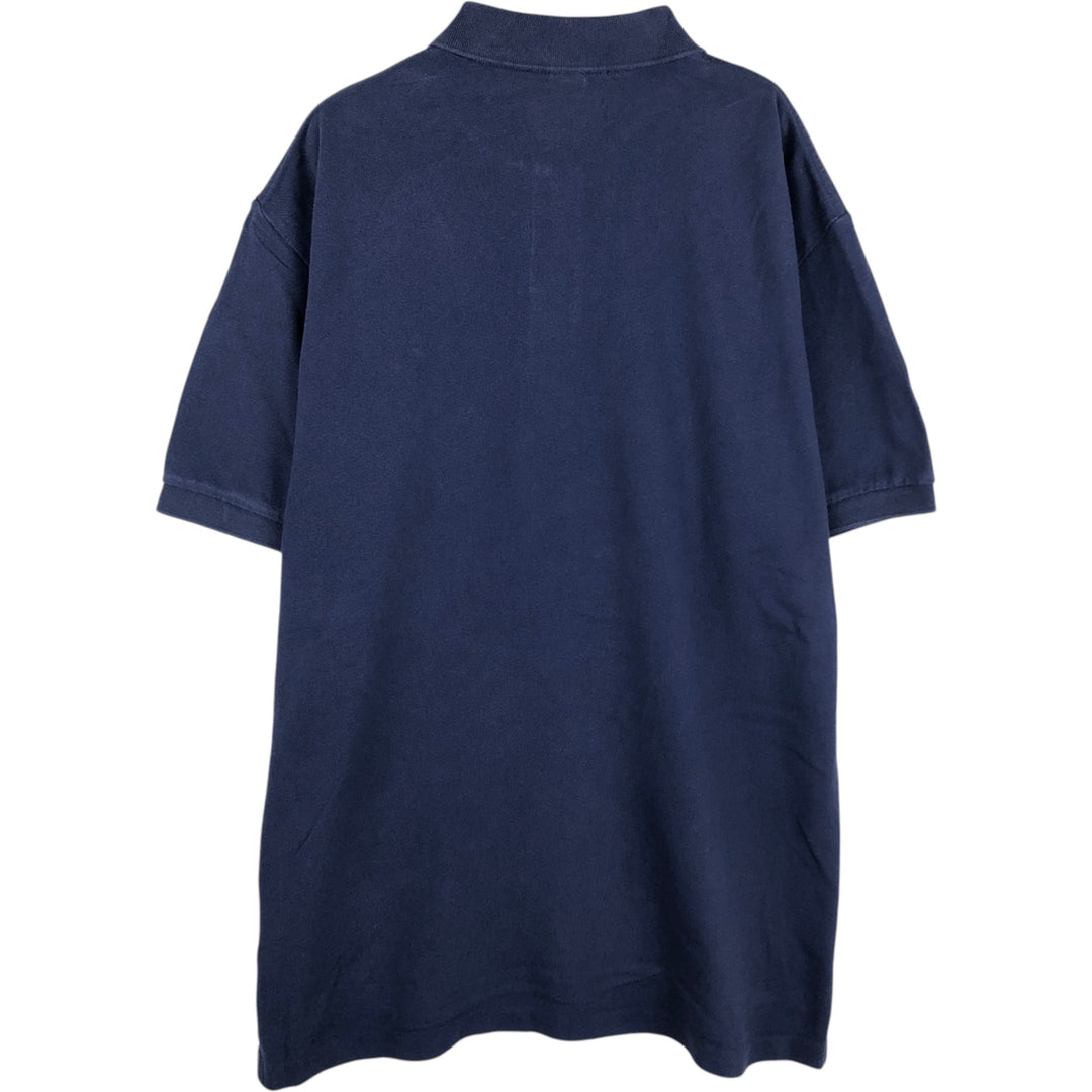 Ralph Lauren POLO by Ralph Lauren short sleeve polo shirt, men's size L cotton navy blue type Vintage Second Hand