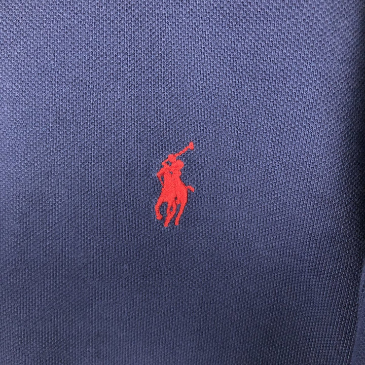 Ralph Lauren POLO by Ralph Lauren short sleeve polo shirt, men's size L cotton navy blue type Vintage Second Hand