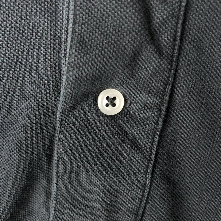 Ralph Lauren POLO by Ralph Lauren short sleeve polo shirt, men's size M cotton black type Vintage Second Hand