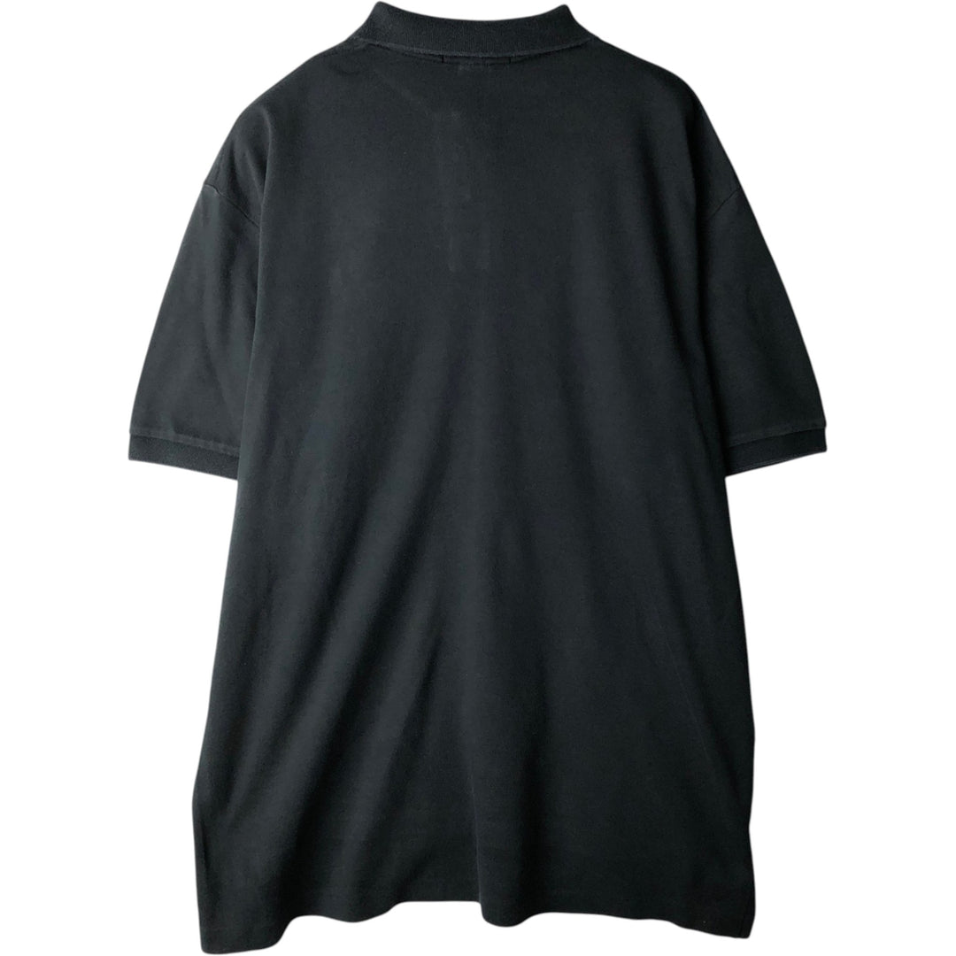 Ralph Lauren POLO by Ralph Lauren short sleeve polo shirt, men's XL size cotton black type Vintage Second Hand