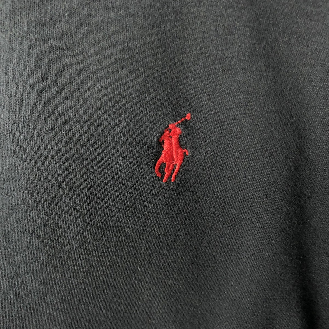 Ralph Lauren POLO by Ralph Lauren short sleeve polo shirt, men's XL size cotton black type Vintage Second Hand
