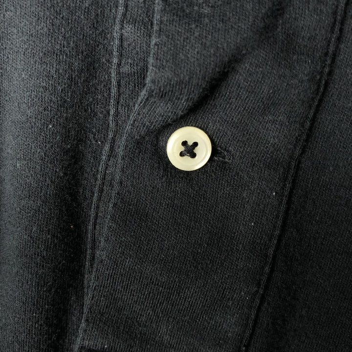 Ralph Lauren POLO by Ralph Lauren short sleeve polo shirt, men's XL size cotton black type Vintage Second Hand