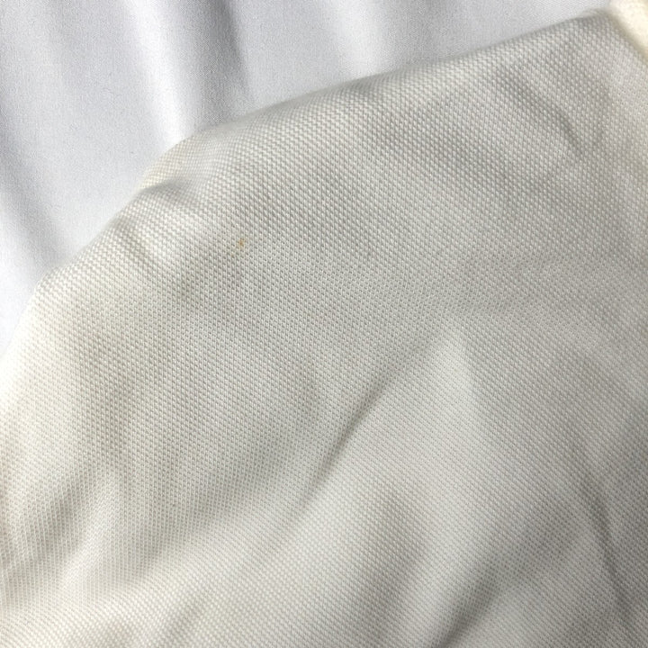 Ralph Lauren POLO by Ralph Lauren short sleeve polo shirt, men's XL size cotton white type Vintage Second Hand