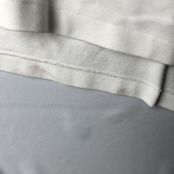 Ralph Lauren POLO by Ralph Lauren short sleeve polo shirt, men's XL size cotton white type Vintage Second Hand