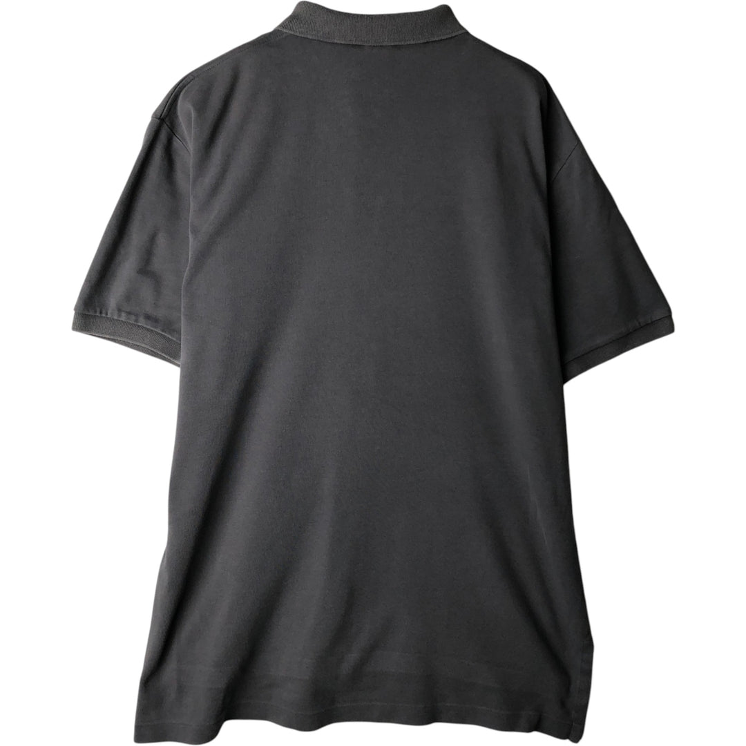 Ralph Lauren POLO by Ralph Lauren short sleeve polo shirt, men's size L cotton Charcoal Vintage Second Hand