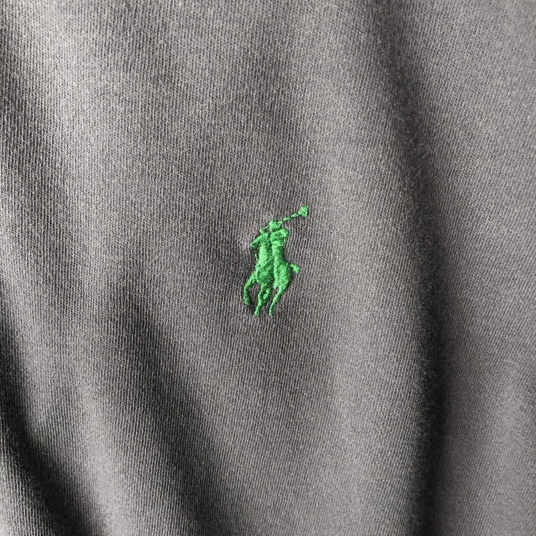 Ralph Lauren POLO by Ralph Lauren short sleeve polo shirt, men's size L cotton Charcoal Vintage Second Hand