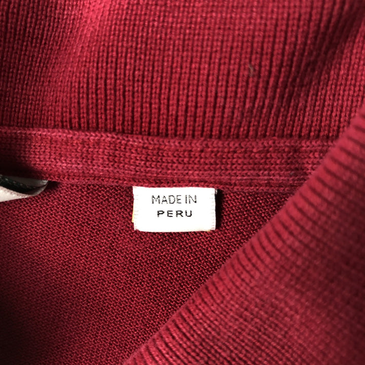 Lacoste Classic Fit short sleeve polo shirt for men, equivalent to XXL cotton red type Vintage Second Hand