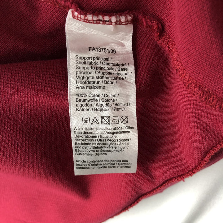 Lacoste Classic Fit short sleeve polo shirt for men, equivalent to XXL cotton red type Vintage Second Hand