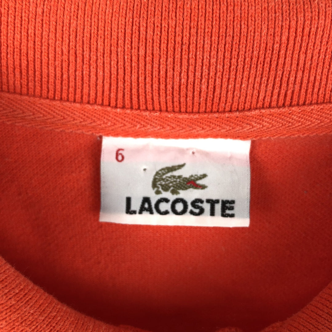 Lacoste LACOSTE 6 Short-Sleeve Polo Shirt, Men's XL Equivalent unclear orange type Vintage Second Hand