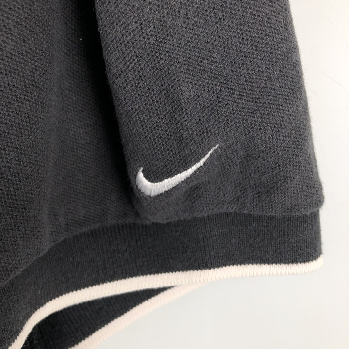 Nike Golf Short Sleeve Polo Shirt Men's XL cotton black type Vintage Second Hand