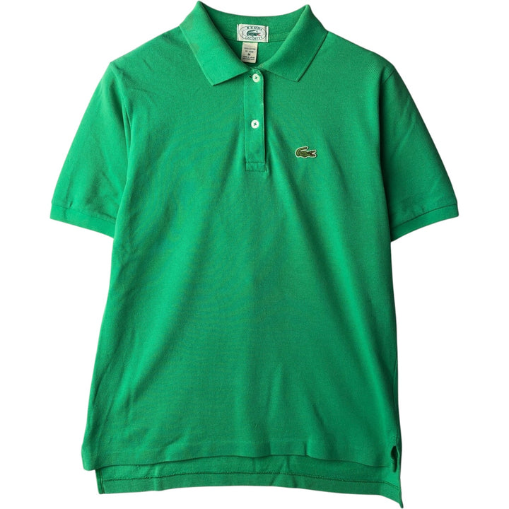 Lacoste IZOD Long-Sleeve Polo Shirt, Men's Size M (approx.) cotton green type yellow green Vintage Second Hand