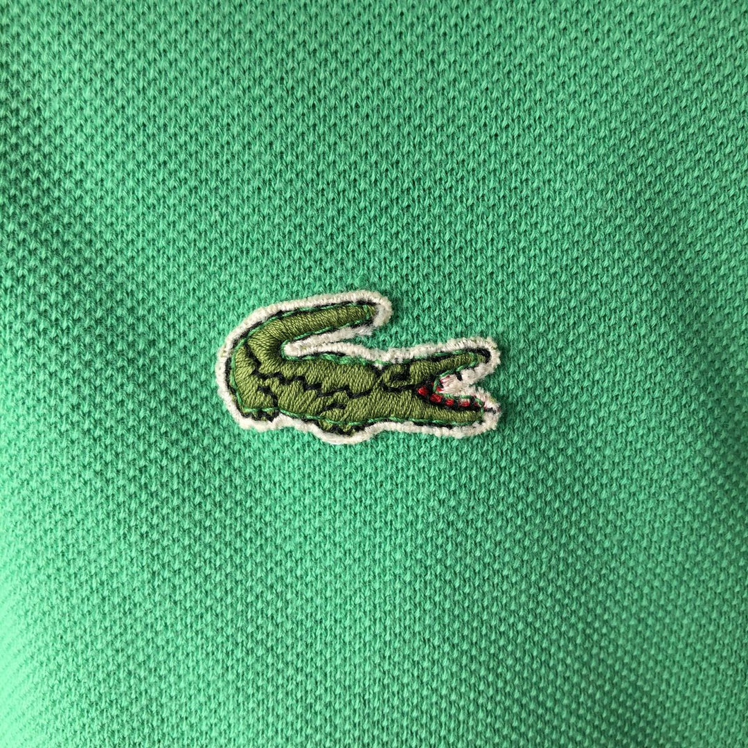 Lacoste IZOD Long-Sleeve Polo Shirt, Men's Size M (approx.) cotton green type yellow green Vintage Second Hand