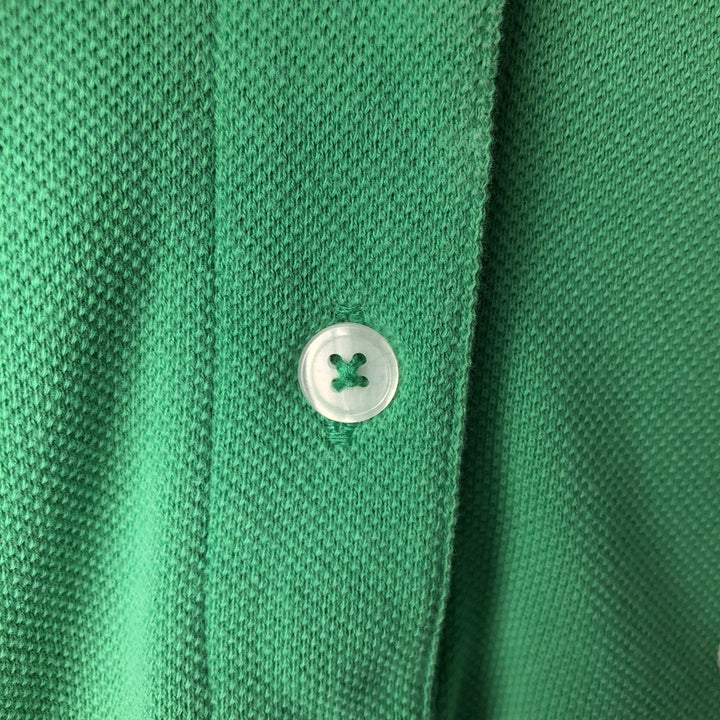 Lacoste IZOD Long-Sleeve Polo Shirt, Men's Size M (approx.) cotton green type yellow green Vintage Second Hand