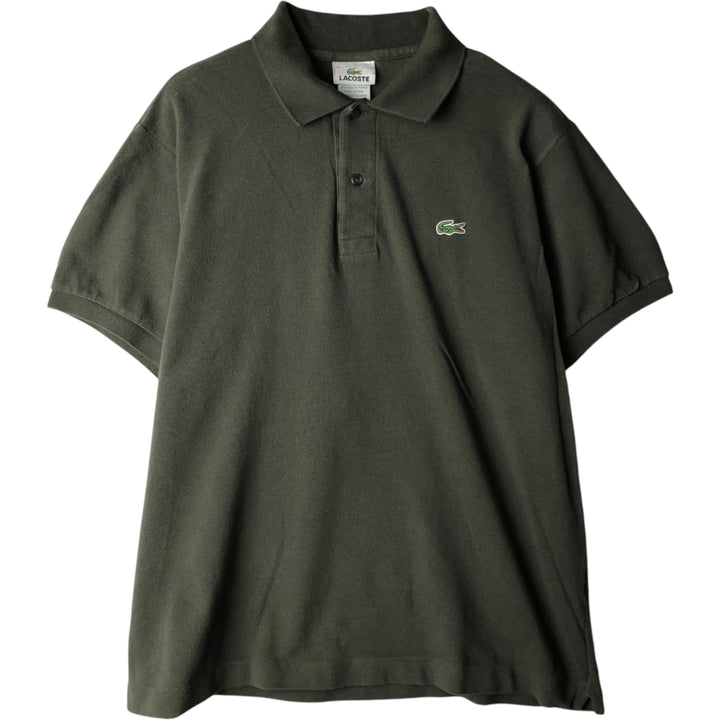 Lacoste Designed in France Short Sleeve Polo Shirt, Size 5, Men's Size L cotton green type Vintage Second Hand