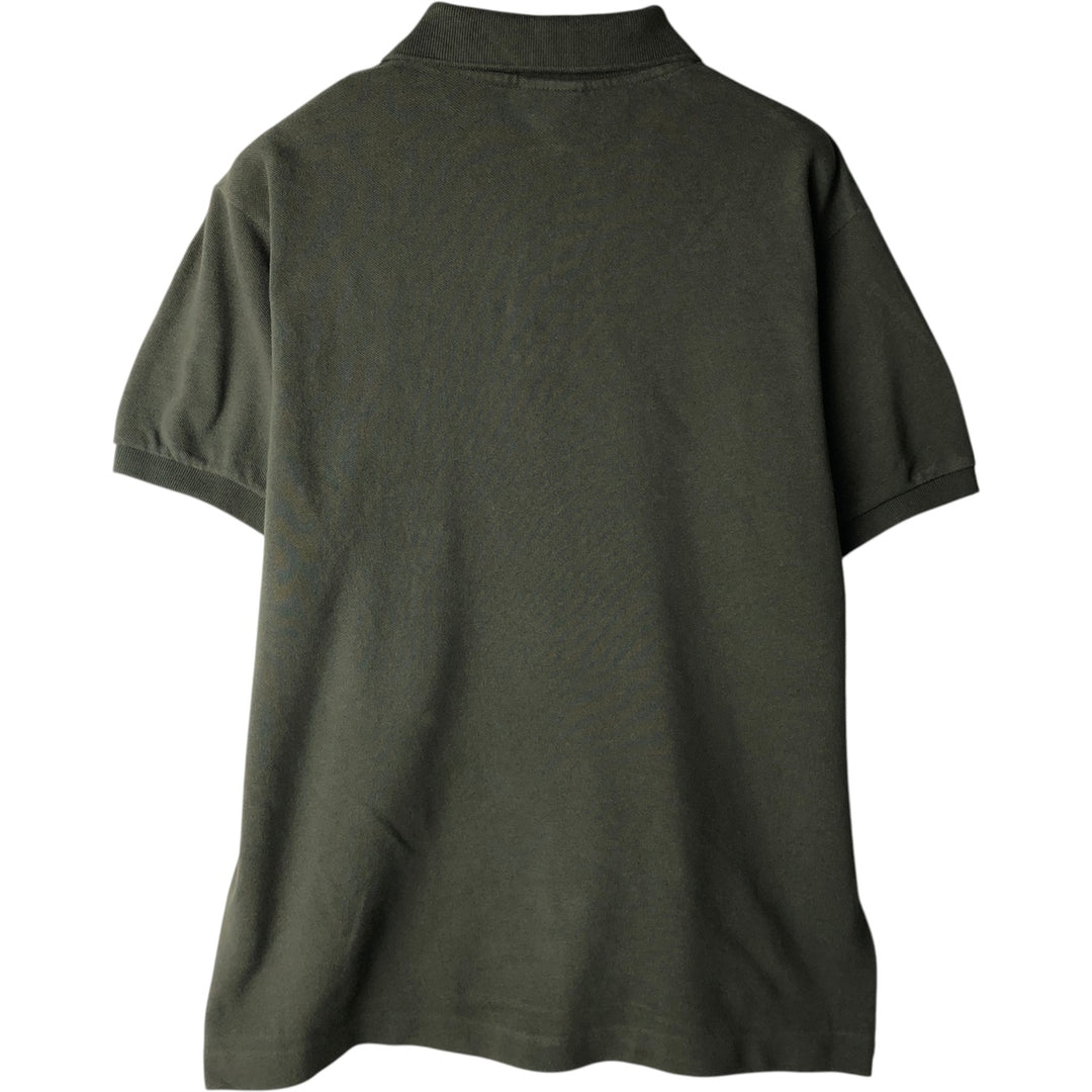 Lacoste Designed in France Short Sleeve Polo Shirt, Size 5, Men's Size L cotton green type Vintage Second Hand