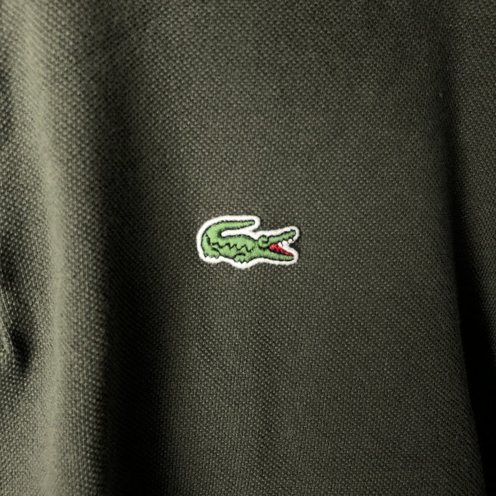 Lacoste Designed in France Short Sleeve Polo Shirt, Size 5, Men's Size L cotton green type Vintage Second Hand