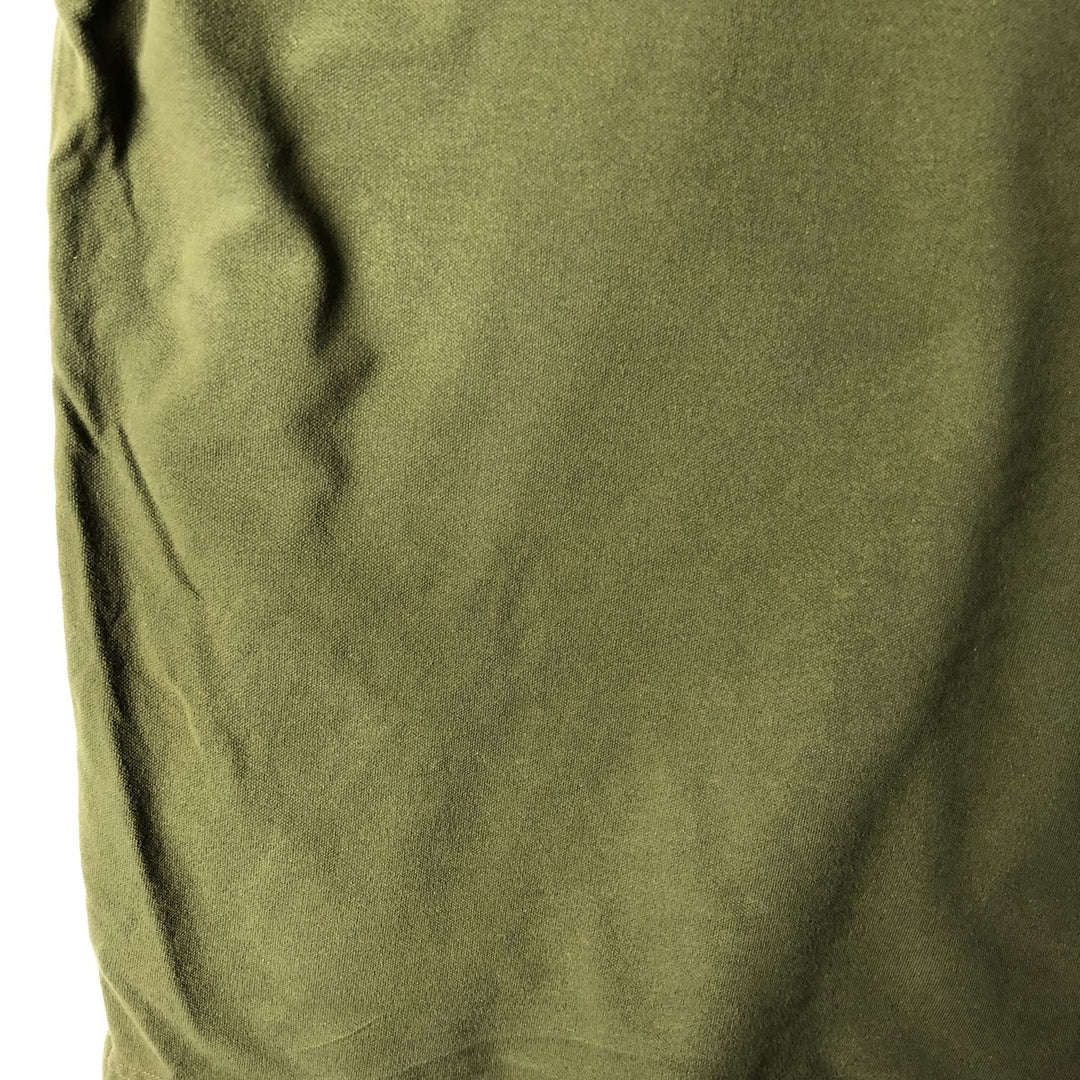 1990'S Levi's Short-Sleeve Polo Shirt, Men's Size XL (Equivalent), Vintage cotton Khaki type sage green Vintage Second Hand