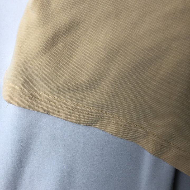 Lacoste short sleeve polo shirt, men's XL size unclear unbleached Vintage Second Hand