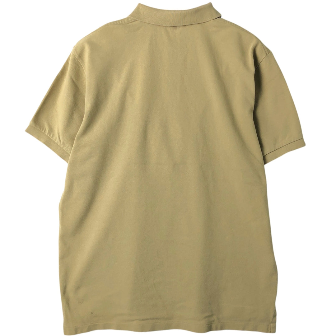 Ralph Lauren POLO by Ralph Lauren short sleeve polo shirt, men's XL size cotton Beige type Vintage Second Hand
