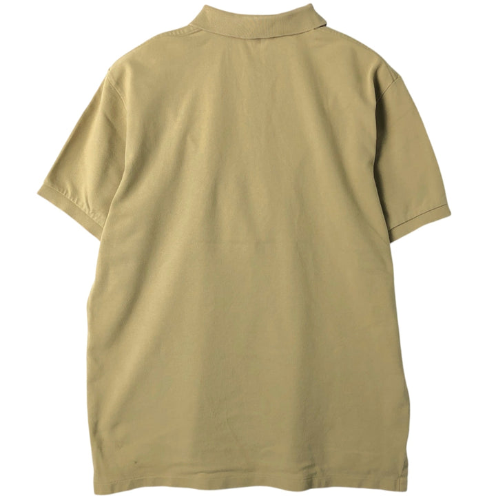 Ralph Lauren POLO by Ralph Lauren short sleeve polo shirt, men's XL size cotton Beige type Vintage Second Hand