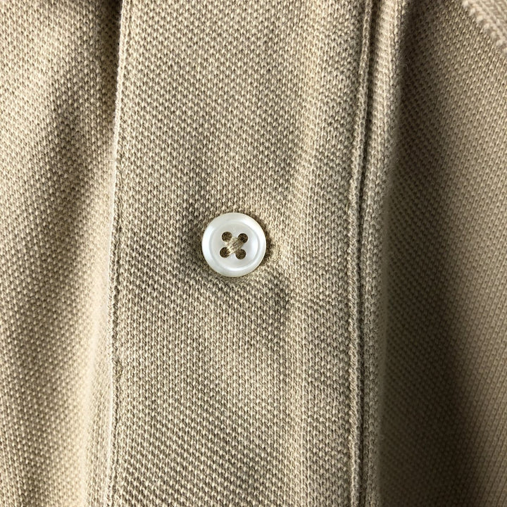 Ralph Lauren POLO by Ralph Lauren short sleeve polo shirt, men's XL size cotton Beige type Vintage Second Hand
