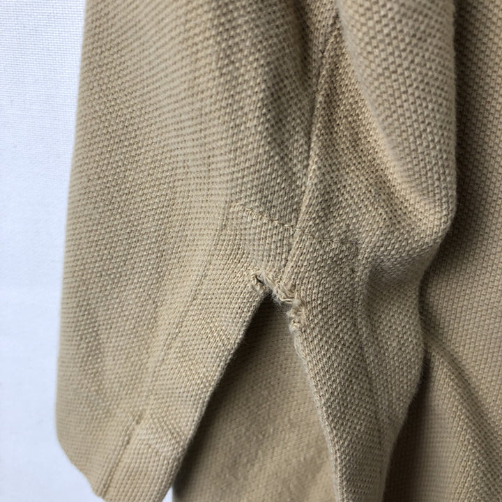 Ralph Lauren POLO by Ralph Lauren short sleeve polo shirt, men's XL size cotton Beige type Vintage Second Hand